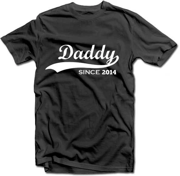 Marškinėliai "Daddy since" su Jūsų pasirinktais metais