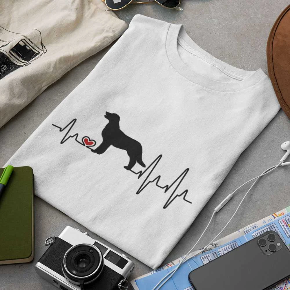 Marškinėliai "Dog heartbeat pulse"