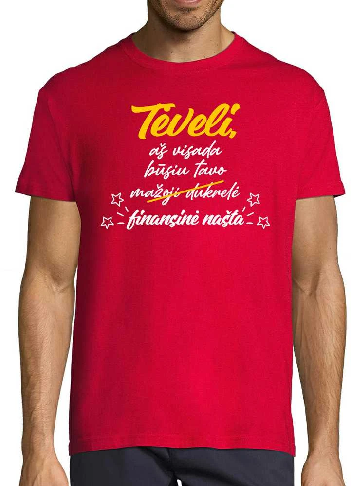 Marškinėliai "Dukrelė - finansinė našta"