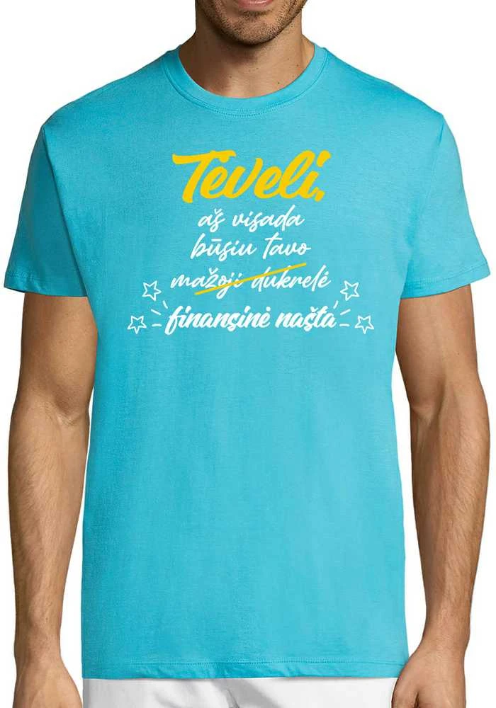 Marškinėliai "Dukrelė - finansinė našta"
