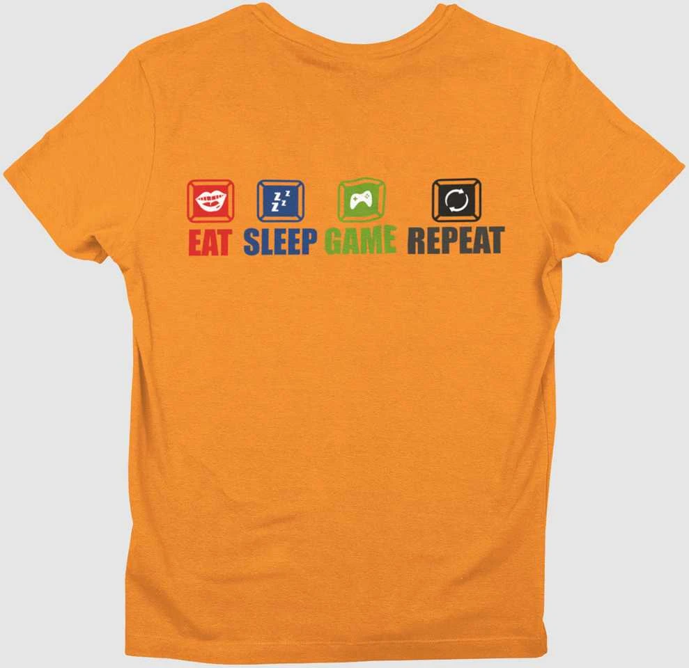 Marškinėliai "Eat.Sleep.Game.Repeat."