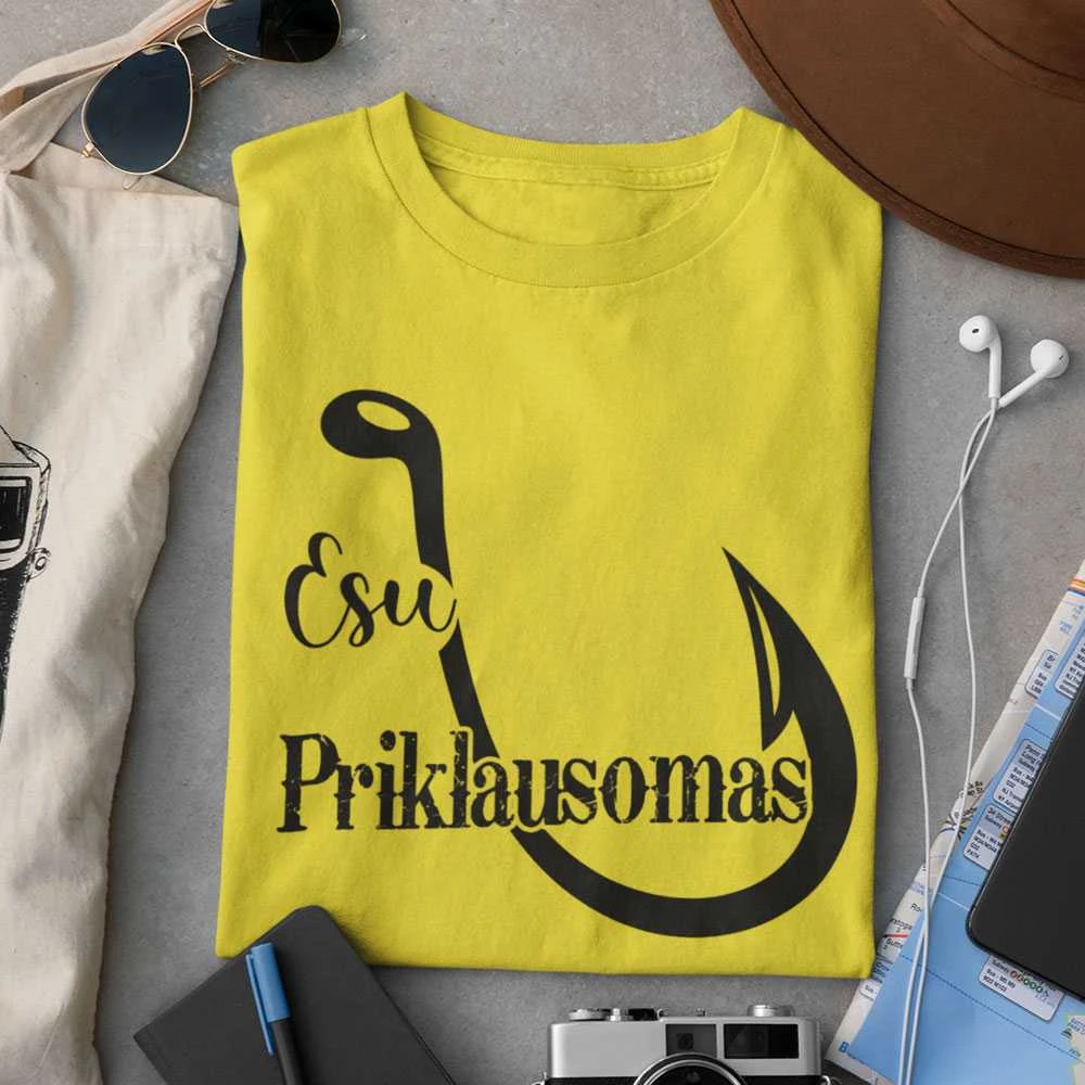 Marškinėliai "Esu priklausomas"