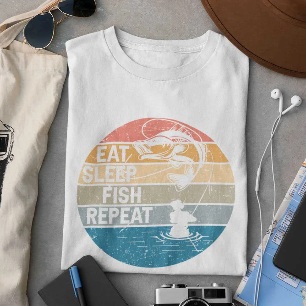 Marškinėliai "Fishing rules"