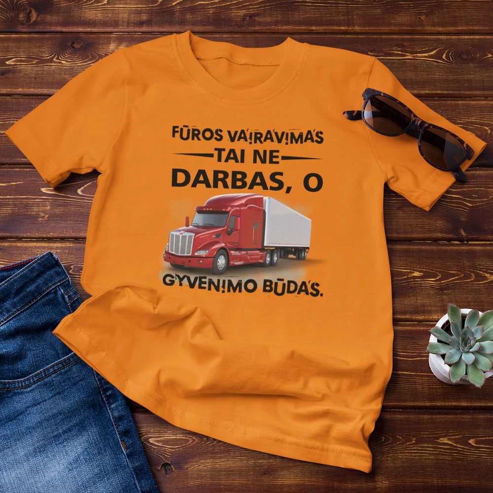 Marškinėliai "Fūristo darbas"