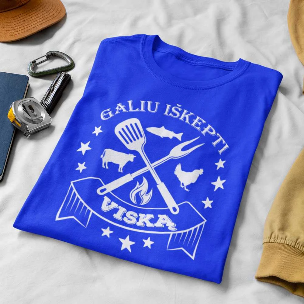 Marškinėliai "Galiu iškepti viską"