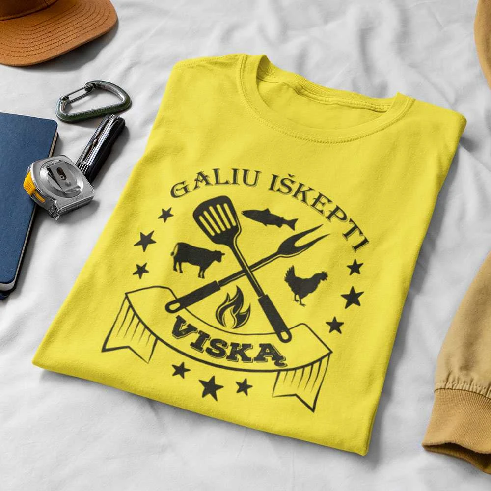 Marškinėliai "Galiu iškepti viską"