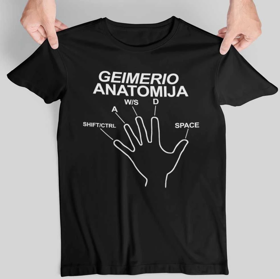 Marškinėliai "Geimerio anatomija"
