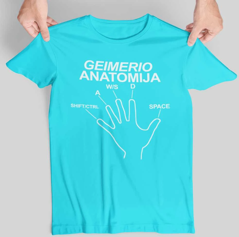 Marškinėliai "Geimerio anatomija"