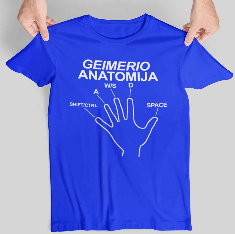 Marškinėliai "Geimerio anatomija"