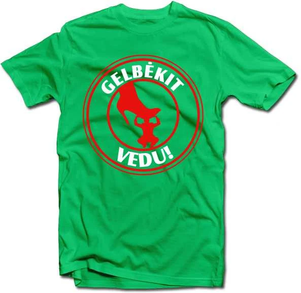 Marškinėliai "Gelbėkit - VEDU!"