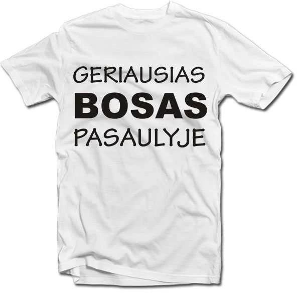 Marškinėliai "Geriausias bosas pasaulyje"