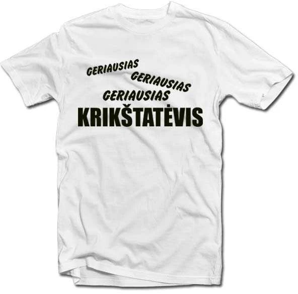 Marškinėliai "Geriausias krikštatėvis"
