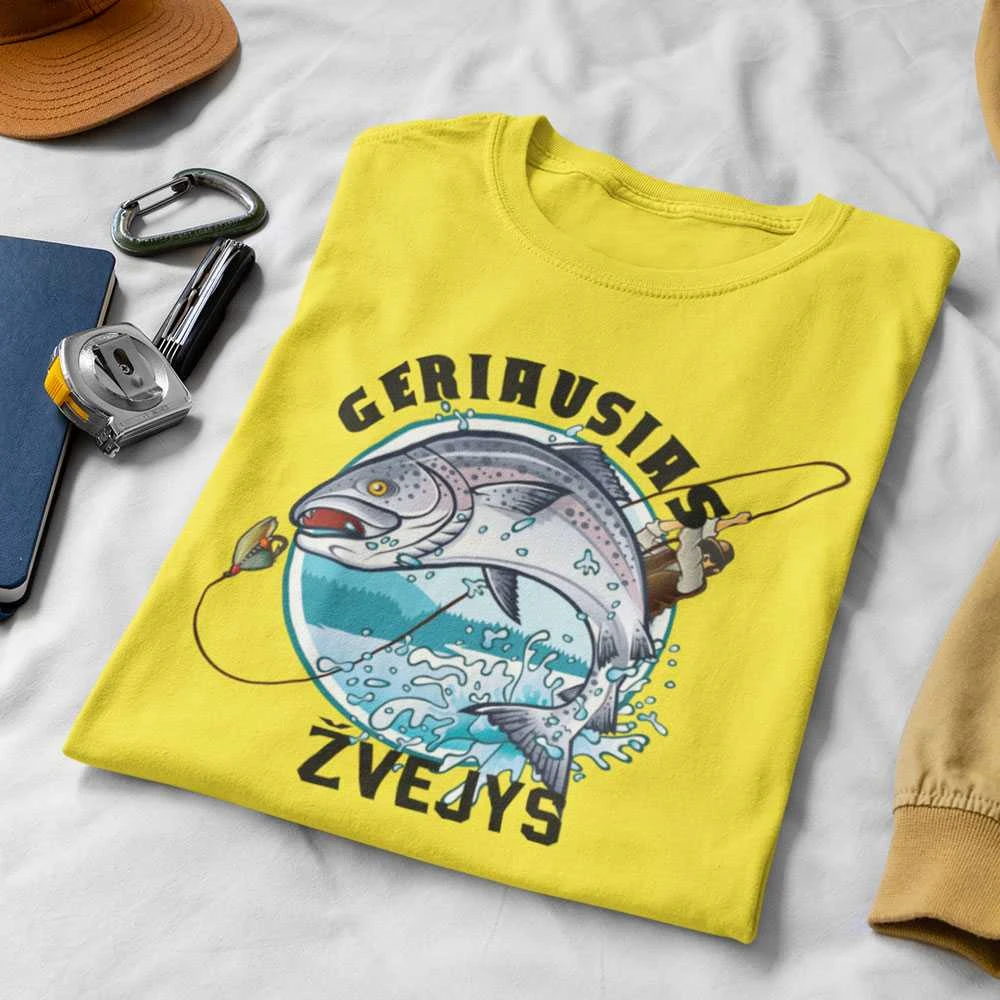 Marškinėliai "Geriausias žvejys"