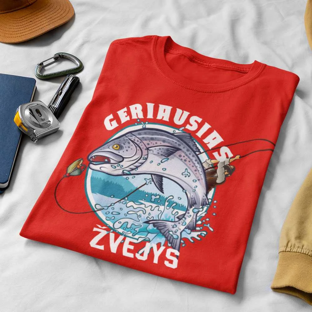 Marškinėliai "Geriausias žvejys"