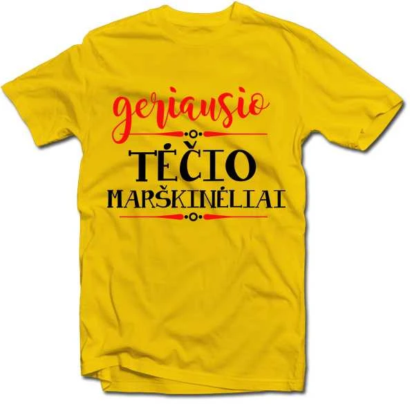 Marškinėliai "Geriausio tėčio marškinėliai"