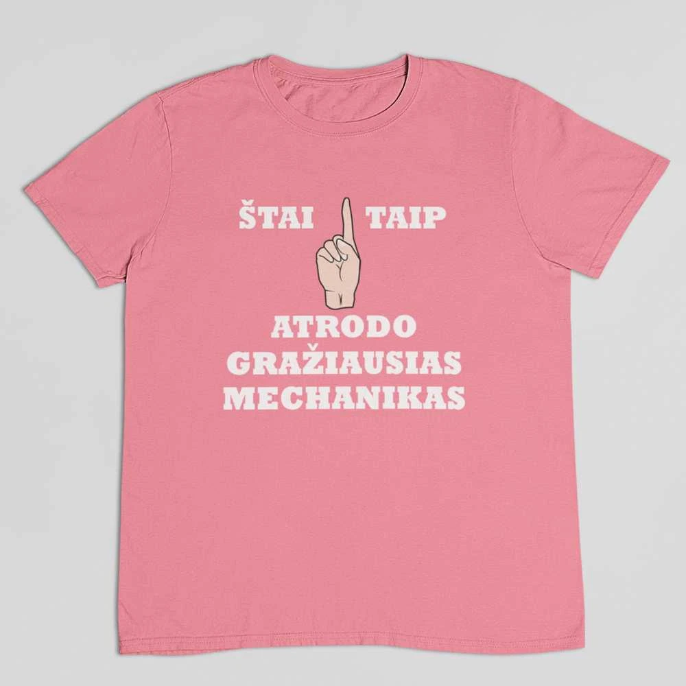 Marškinėliai "Gražiausias mechanikas"