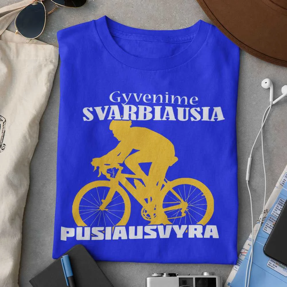 Marškinėliai "Gyvenime svarbiausia pusiausvyra"
