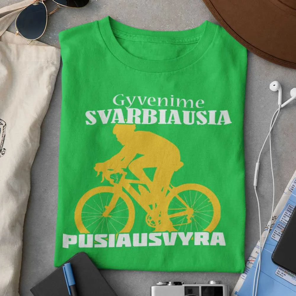 Marškinėliai "Gyvenime svarbiausia pusiausvyra"