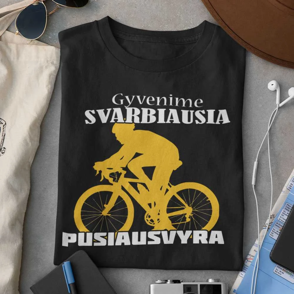 Marškinėliai "Gyvenime svarbiausia pusiausvyra"