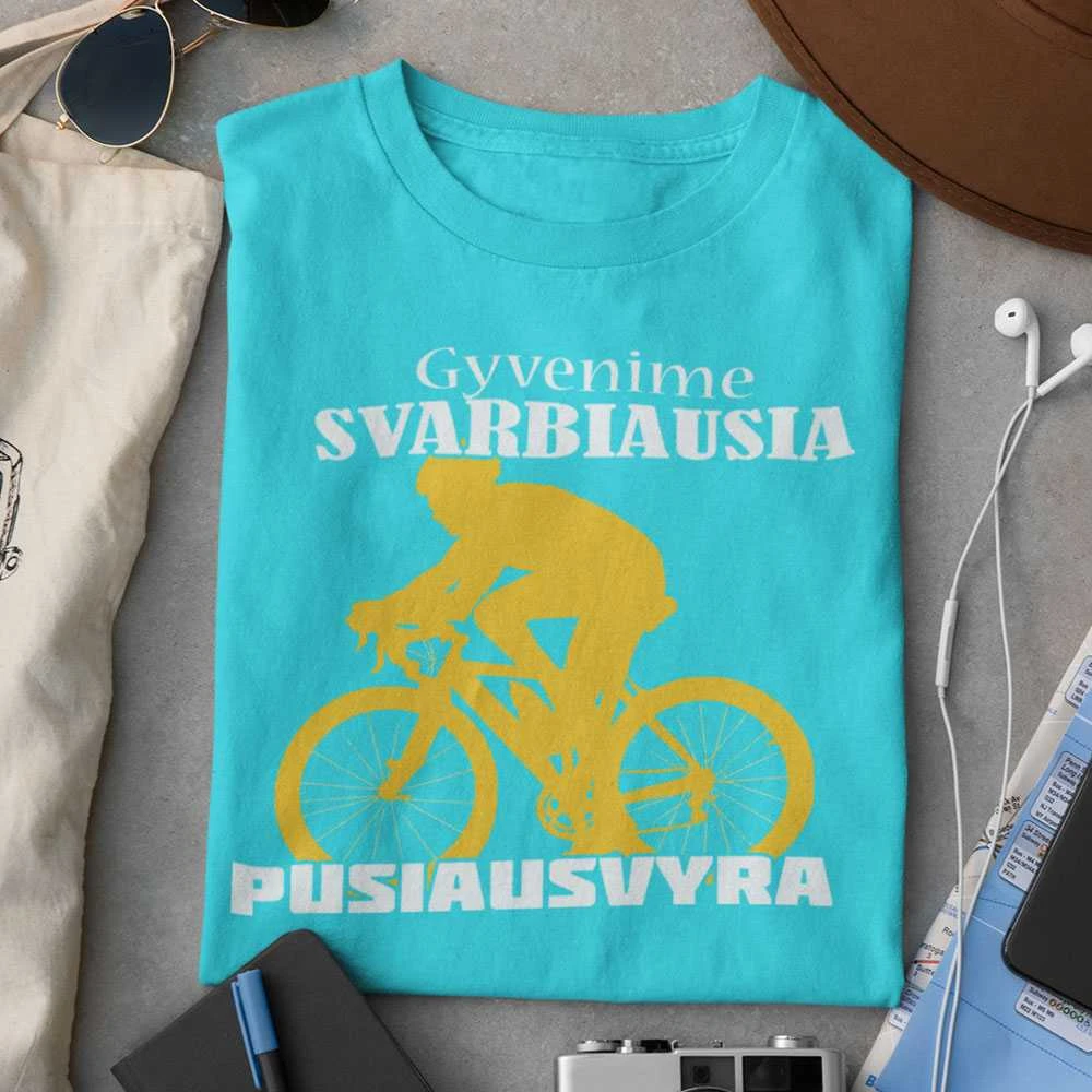 Marškinėliai "Gyvenime svarbiausia pusiausvyra"