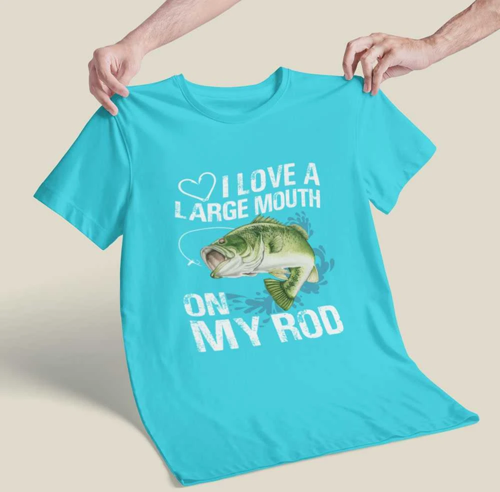 Marškinėliai "I love a large mouth"