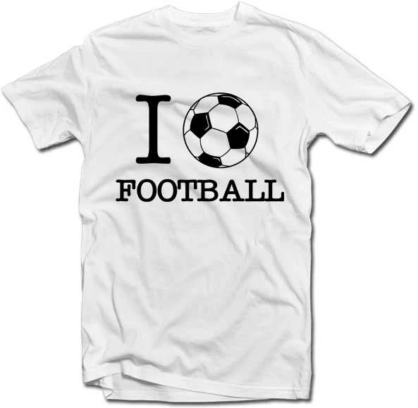 Marškinėliai "I love football"