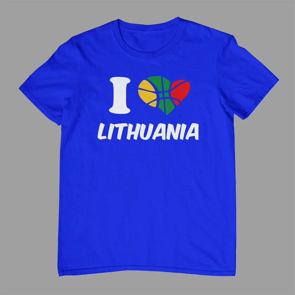 Marškinėliai "I love Lithuania"