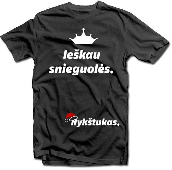 Marškinėliai "Ieškau snieguolės"