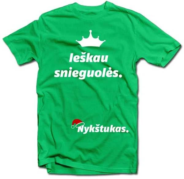 Marškinėliai "Ieškau snieguolės"