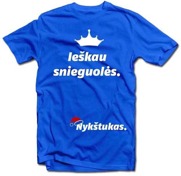 Marškinėliai "Ieškau snieguolės"