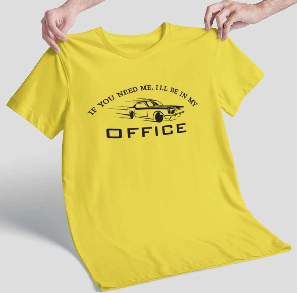 Marškinėliai "I'll be in my office"