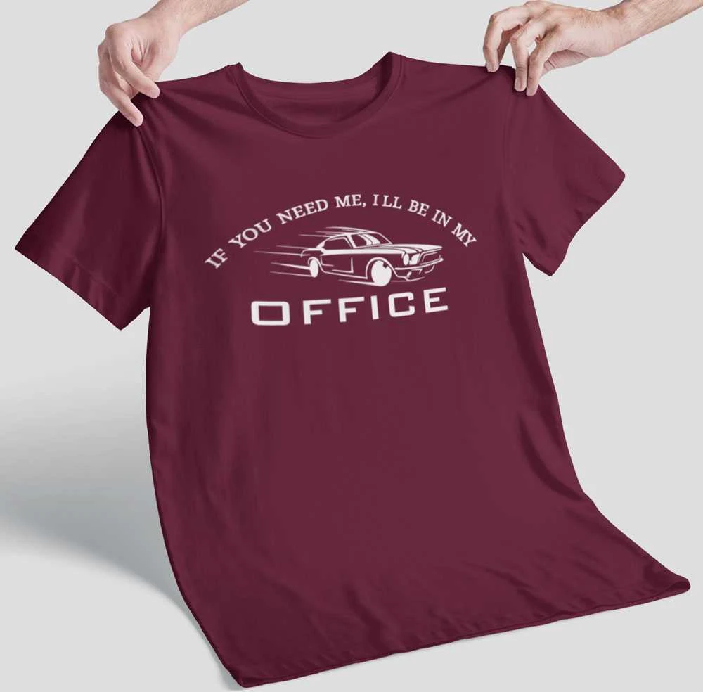 Marškinėliai "I'll be in my office"