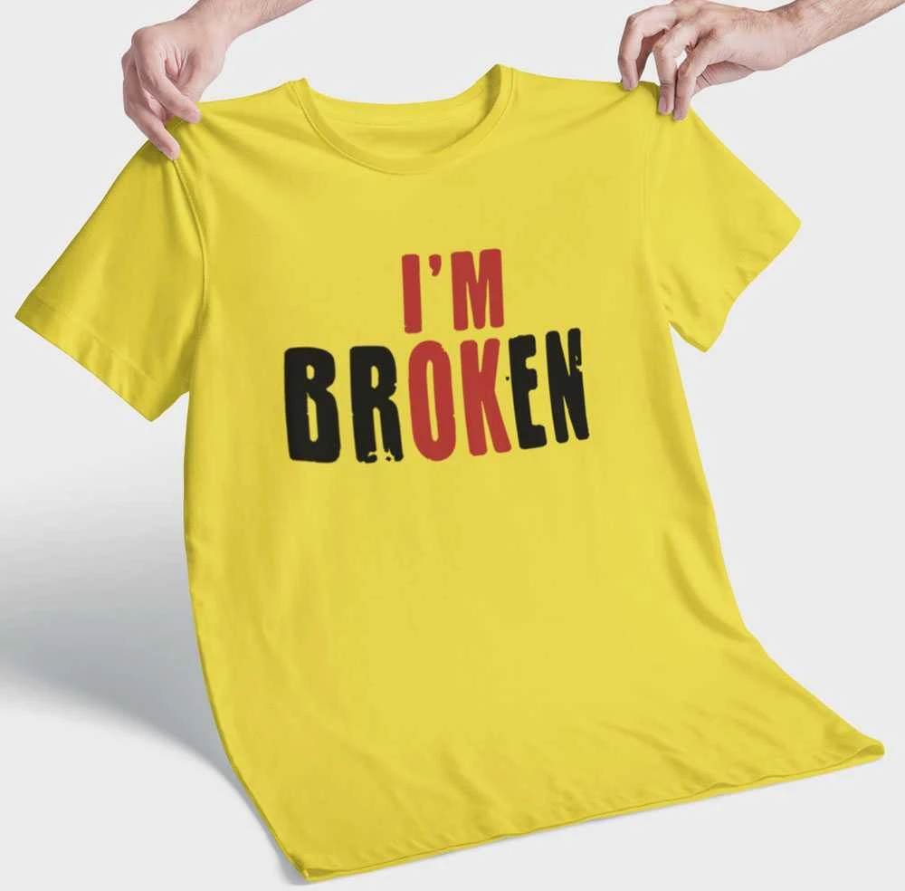 Marškinėliai "I'm broken"