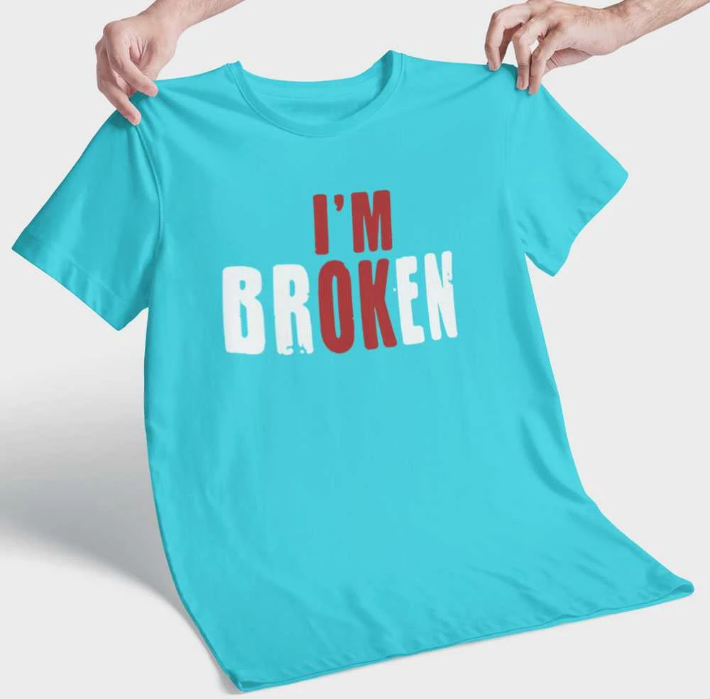 Marškinėliai "I'm broken"