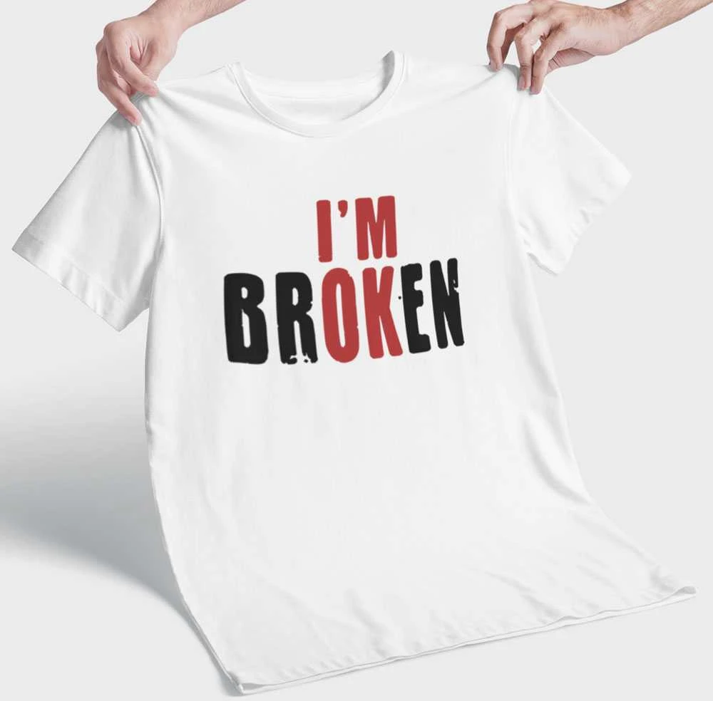 Marškinėliai "I'm broken"