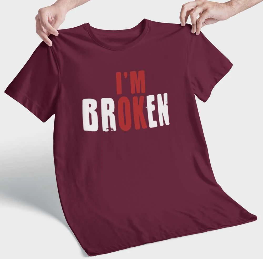 Marškinėliai "I'm broken"
