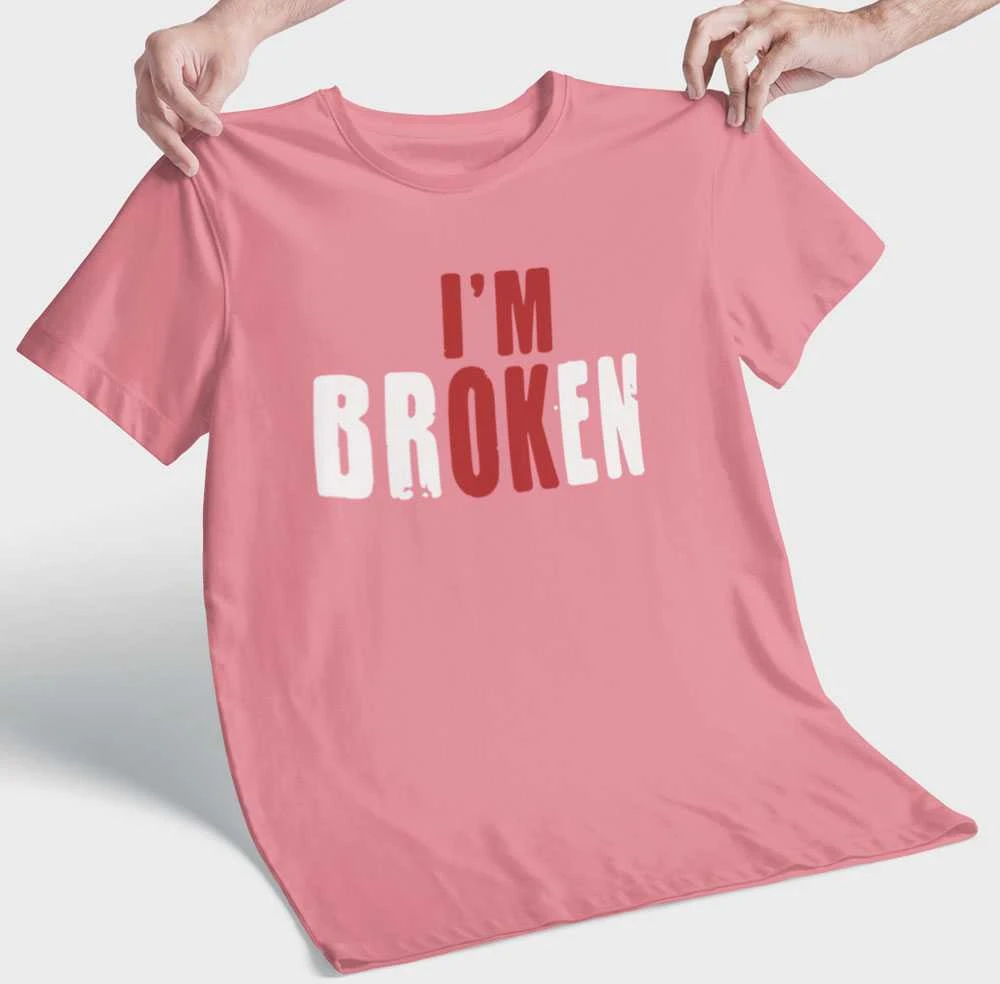 Marškinėliai "I'm broken"