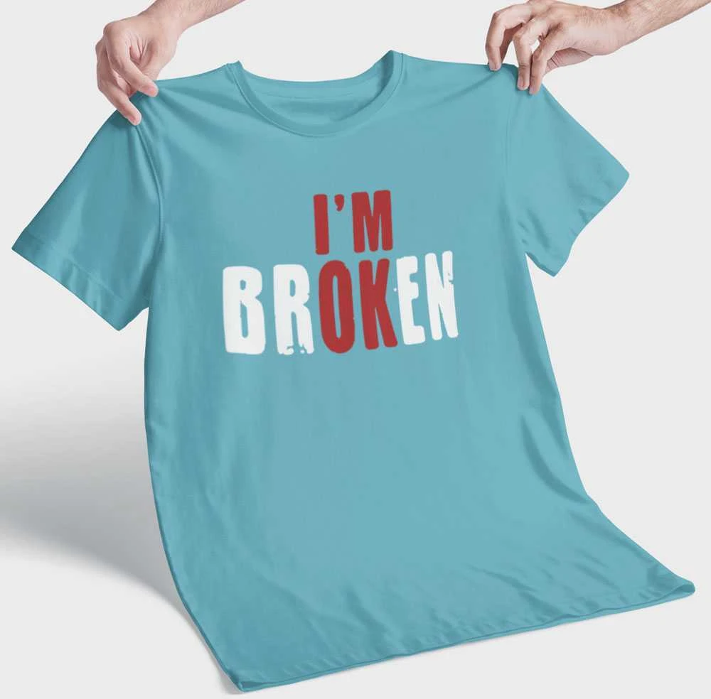 Marškinėliai "I'm broken"