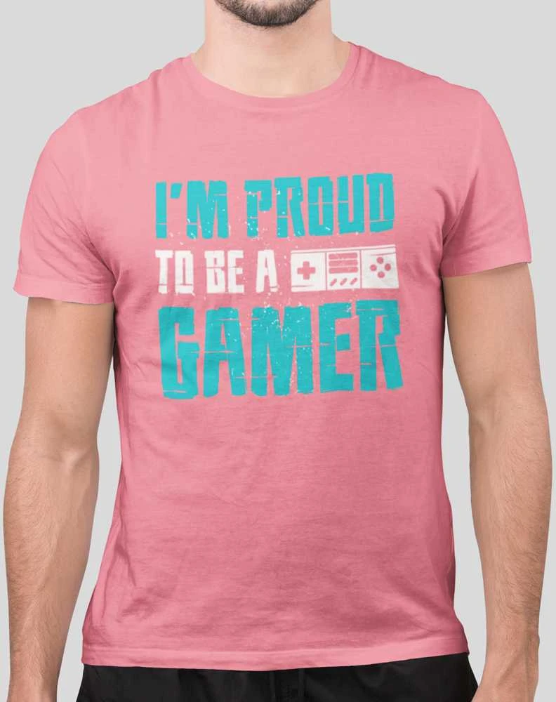 Marškinėliai "I'm proud to be a gamer"