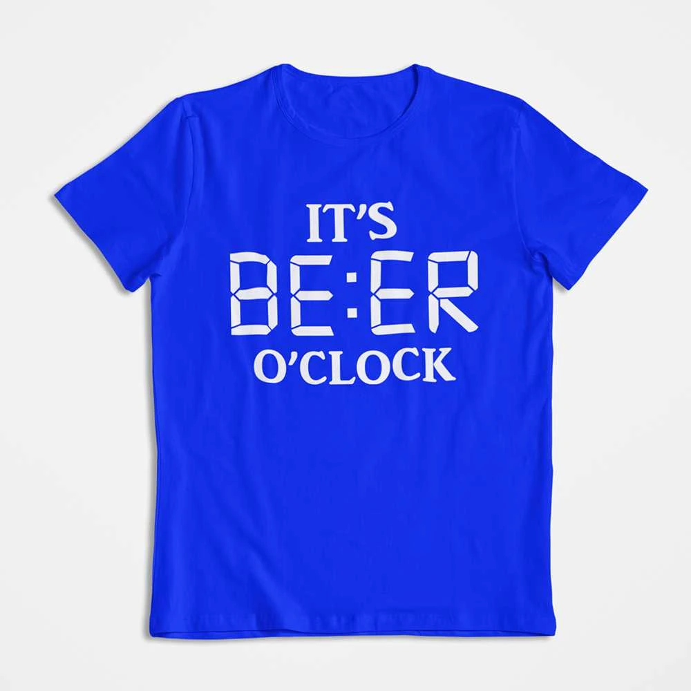 Marškinėliai "It's beer o'clock"