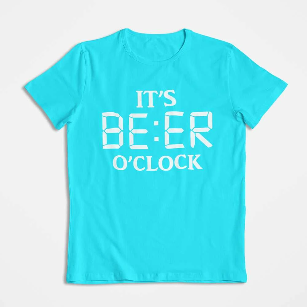 Marškinėliai "It's beer o'clock"