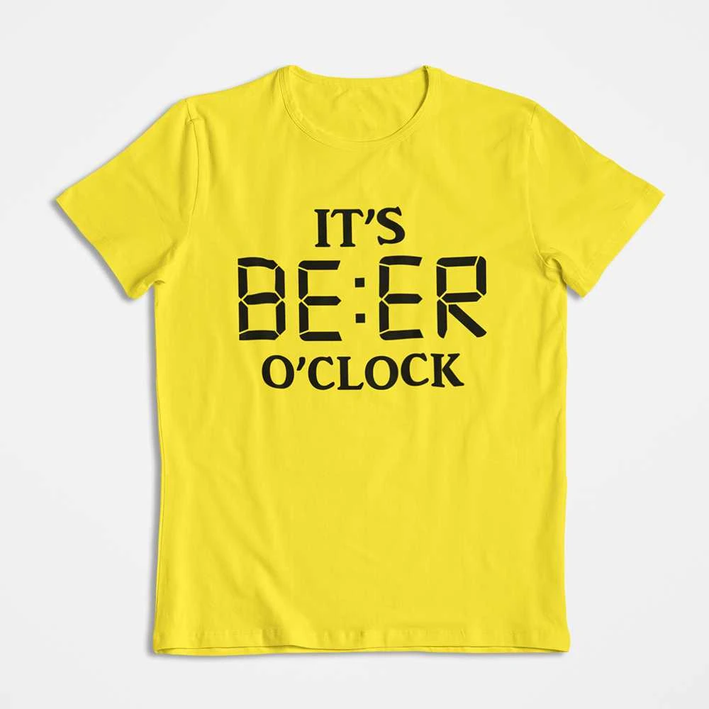 Marškinėliai "It's beer o'clock"