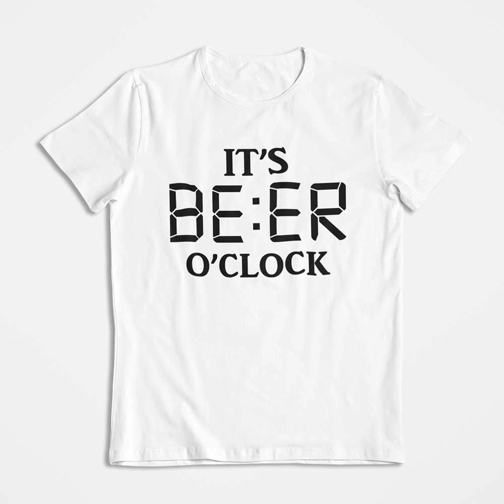 Marškinėliai "It's beer o'clock"