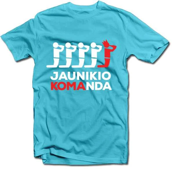 Marškinėliai "Jaunikio komanda"