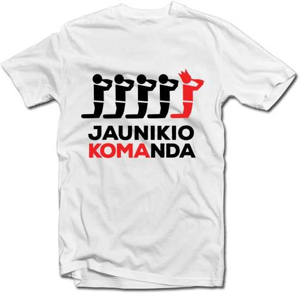 Marškinėliai "Jaunikio komanda"
