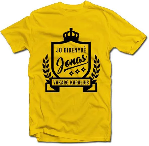 Marškinėliai "Jo didenybė Jonas"