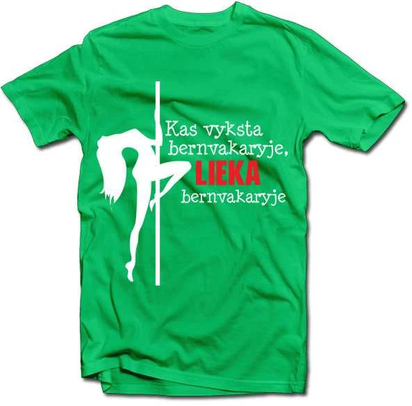 Marškinėliai "Kas vyksta bernvakaryje, lieka bernvakaryje"