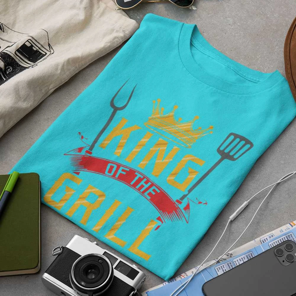 Marškinėliai "King of the grill"