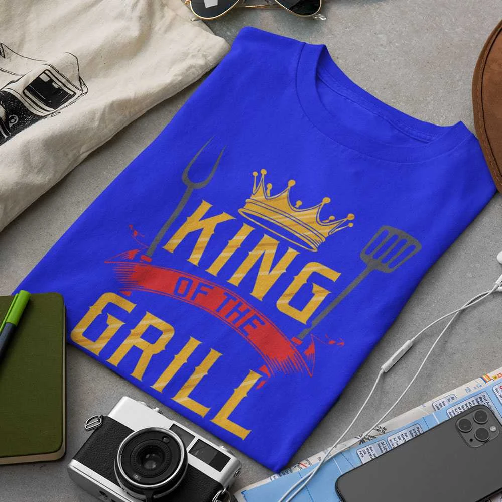 Marškinėliai "King of the grill"