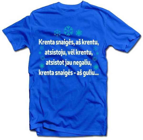 Marškinėliai "Krenta snaigės..."